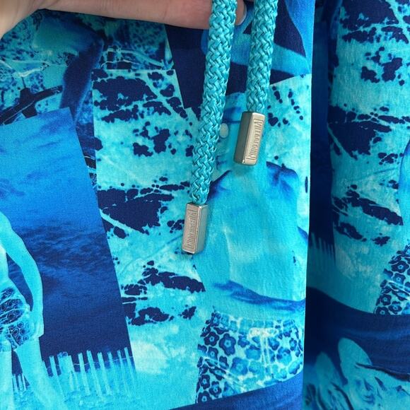 Vilebrequin Men's Azur Moorise Swim Trunks - Blue - Medium - NWT - Picture 2 of 9